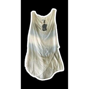 Baci Womens Silk shell Dress Size M/L Sheer Viscose Lined Sleeveless